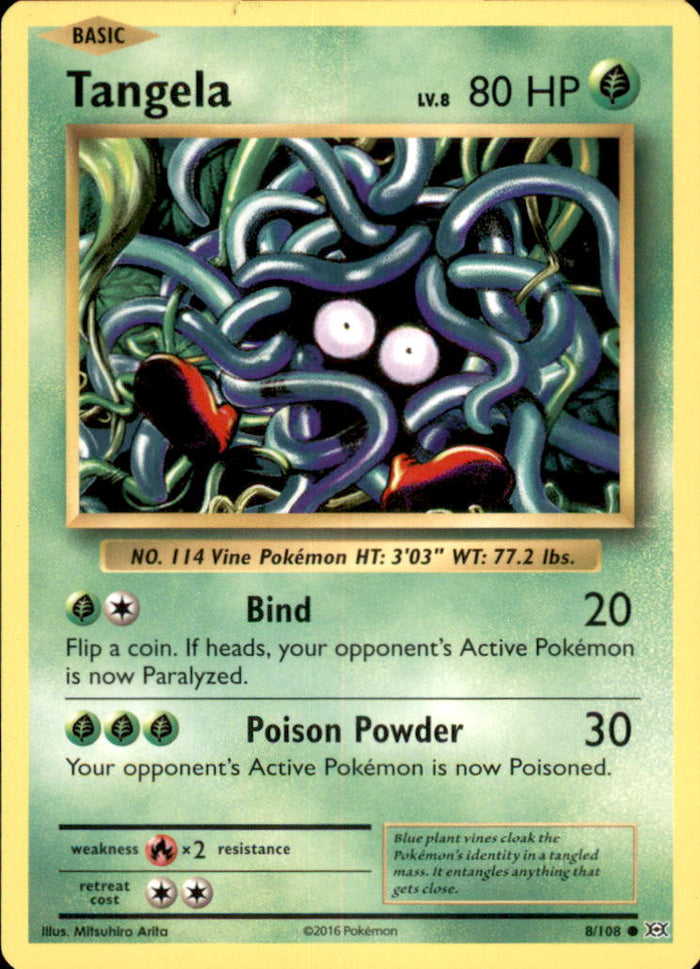 Tangela Common XY - Evolutions 8/108 NM