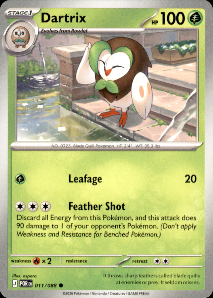 Dartrix Common ME03: Perfect Order 011/088 NM