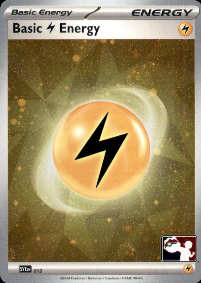 Basic Lightning Energy (Cosmos Holo) Holo Common Prize Pack Series Cards 012 NM