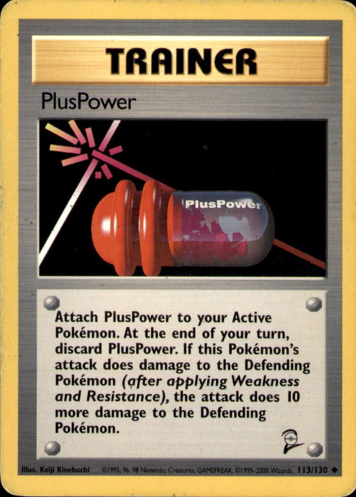 PlusPower Uncommon Base Set 2 113/130 LP