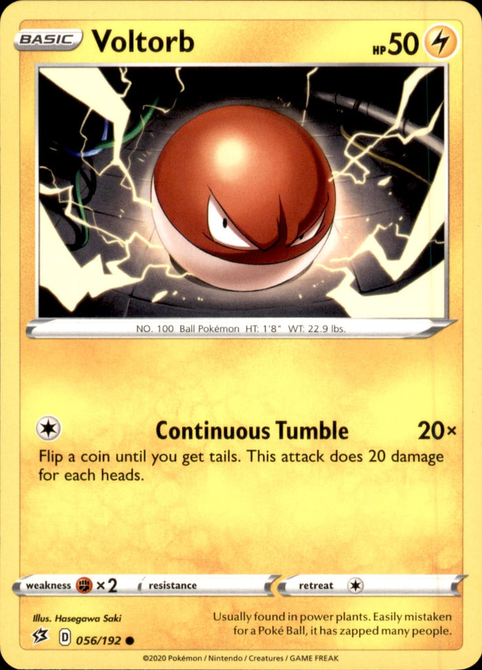 Voltorb Common SWSH02: Rebel Clash 056/192 NM