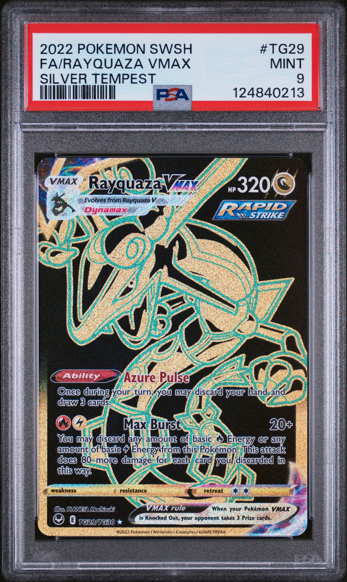 Fa/Rayquaza Vmax Silver Tempest Pokemon Sword & Shield Silver Tempest TG29 NM PS