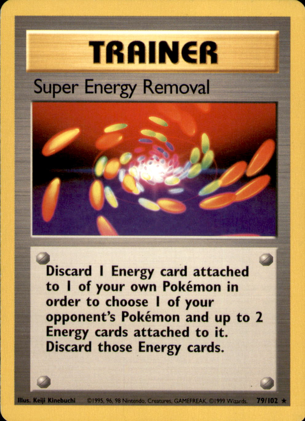 Super Energy Removal Rare Base Set 079/102 MP