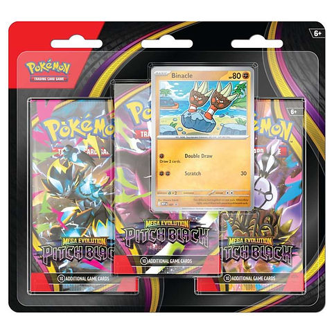Pitch Black 3 Pack Blister (Binacle)