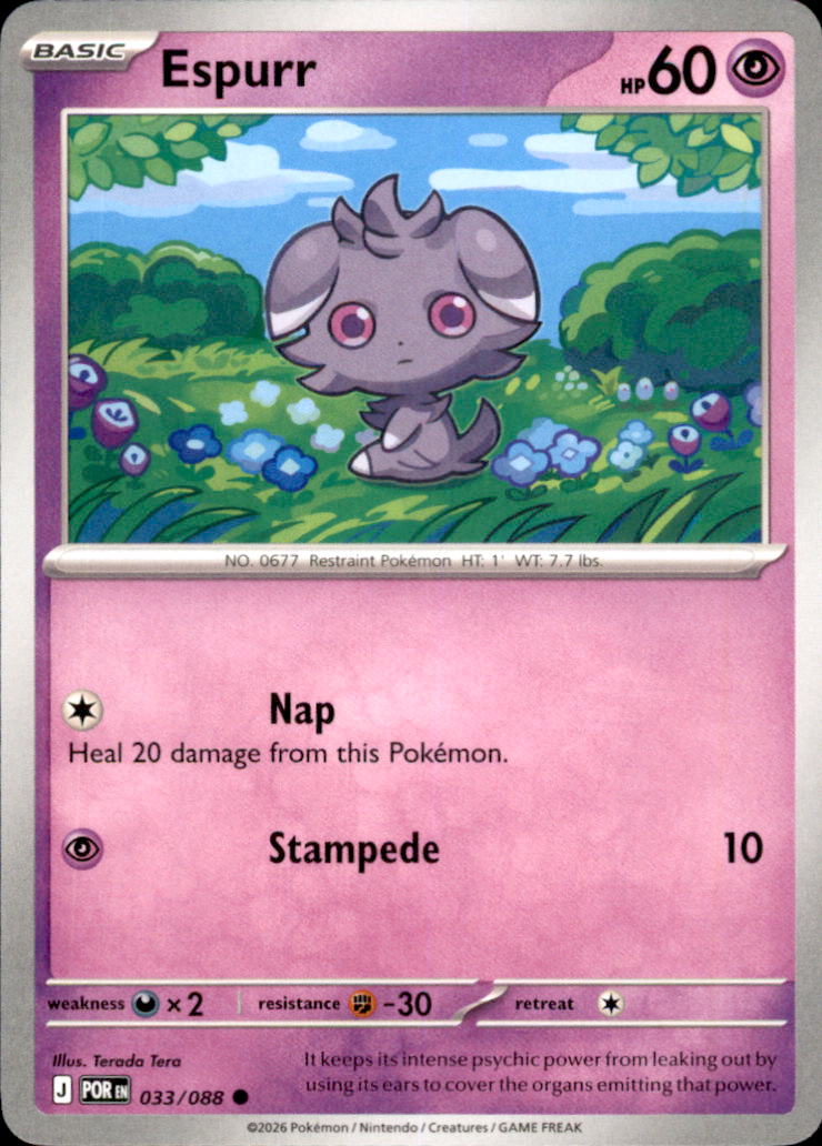 Espurr Common ME03: Perfect Order 033/088 NM