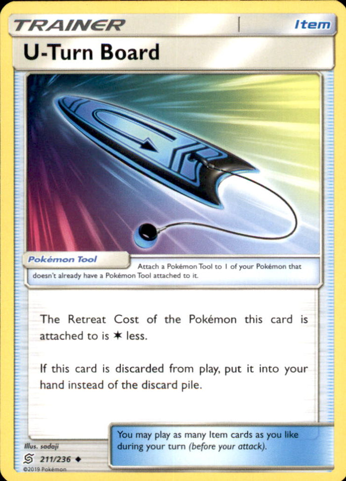 U-Turn Board Uncommon SM - Unified Minds 211/236 NM