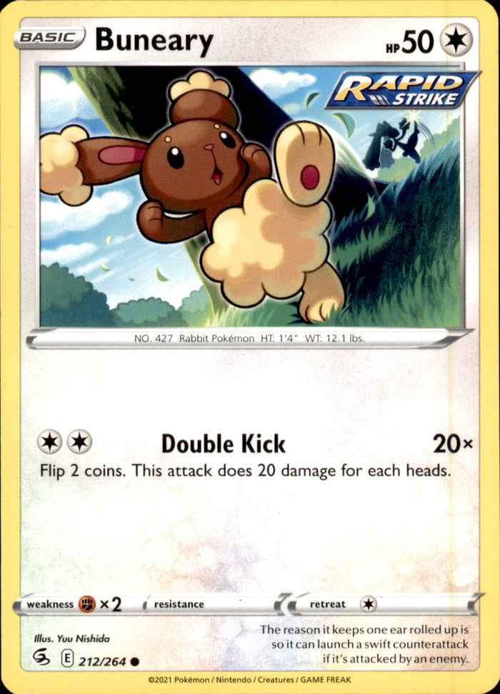 Buneary Common SWSH08: Fusion Strike 212/264 NM