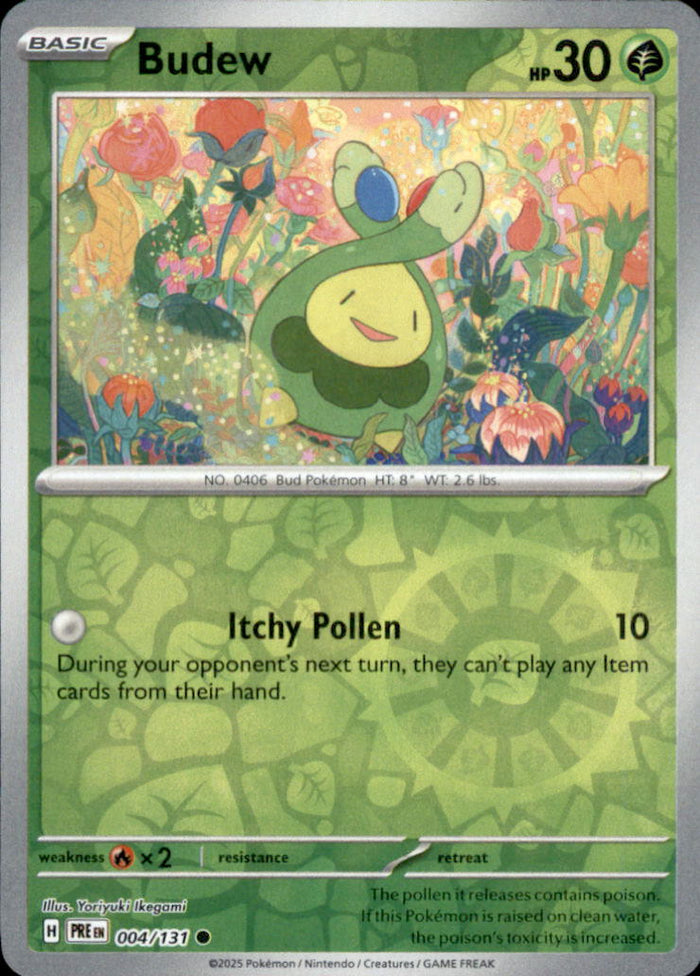 Budew Reverse Holo Common ME: Ascended Heroes 016/217 NM