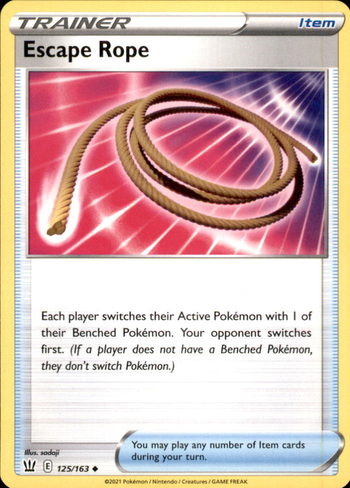 Escape Rope Uncommon SWSH05: Battle Styles 125/163 NM