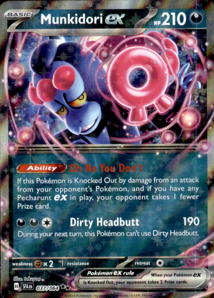 Munkidori ex Holo Double Rare SV: Shrouded Fable 037/064 NM