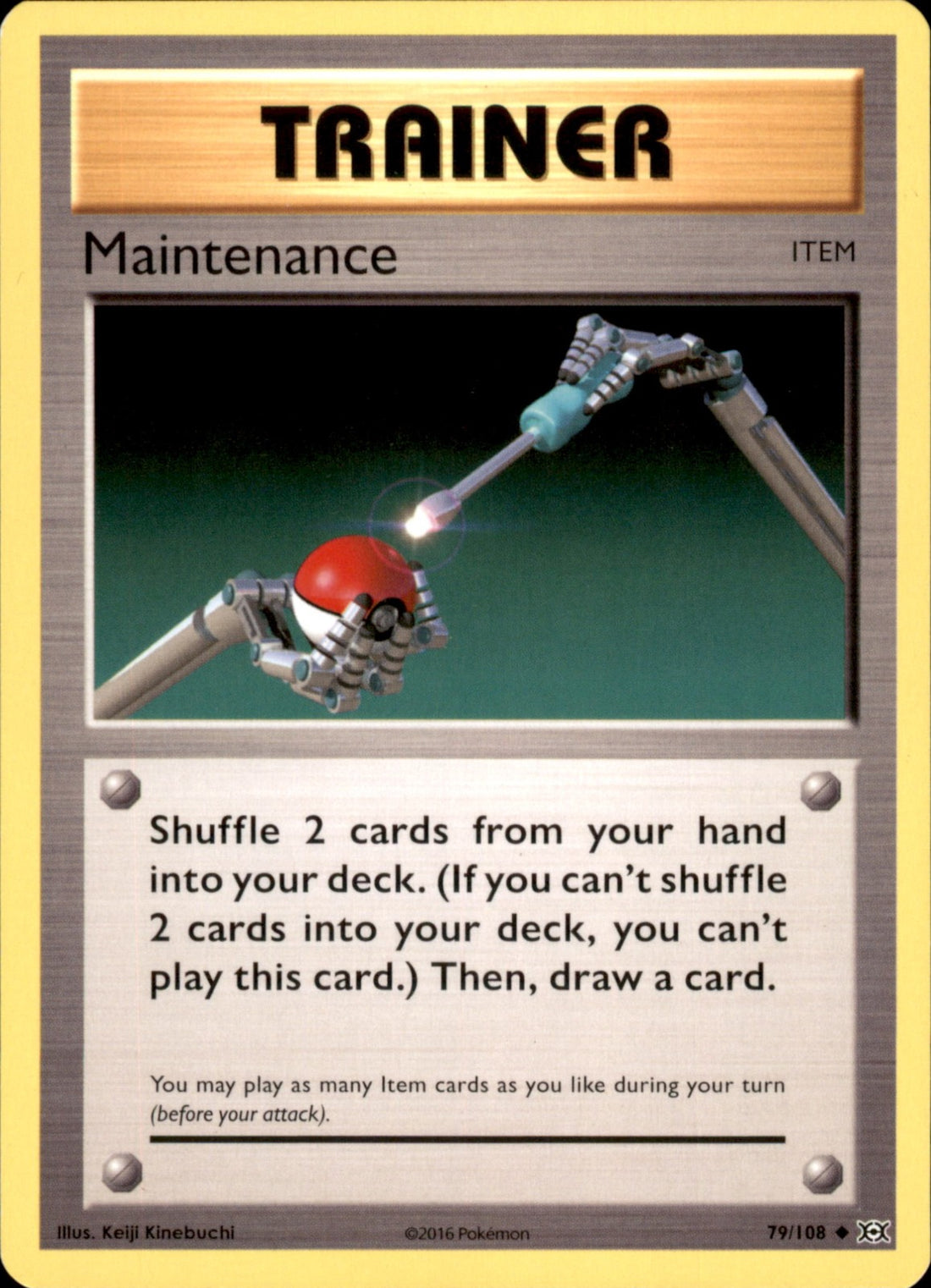 Maintenance Uncommon XY - Evolutions 79/108 NM
