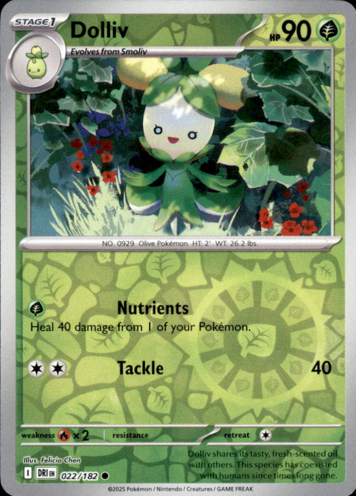 Dolliv Reverse Holo Common SV10: Destined Rivals 022/182 NM