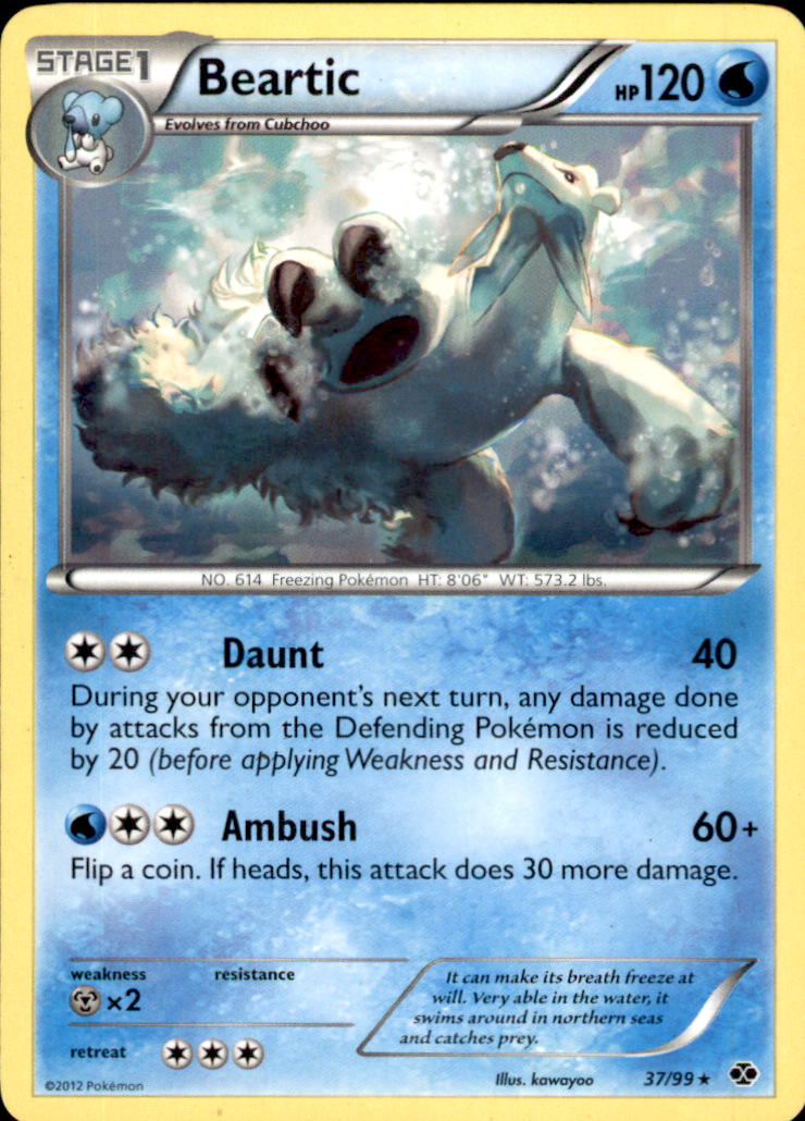 Beartic Rare Next Destinies 37/99 NM