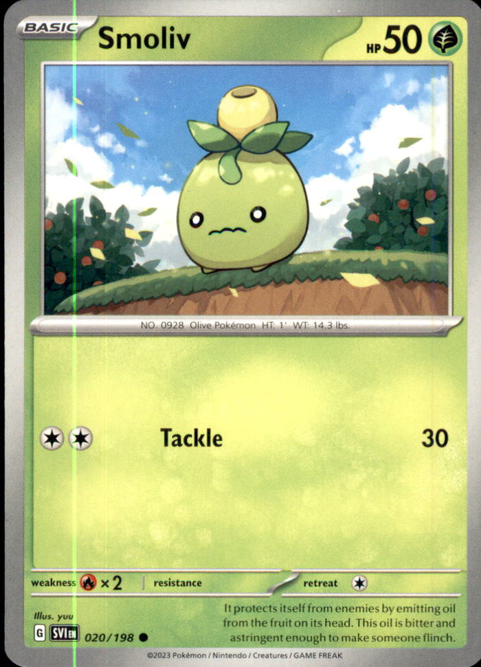 Smoliv Common SV01: Scarlet & Violet Base Set 020/198 NM