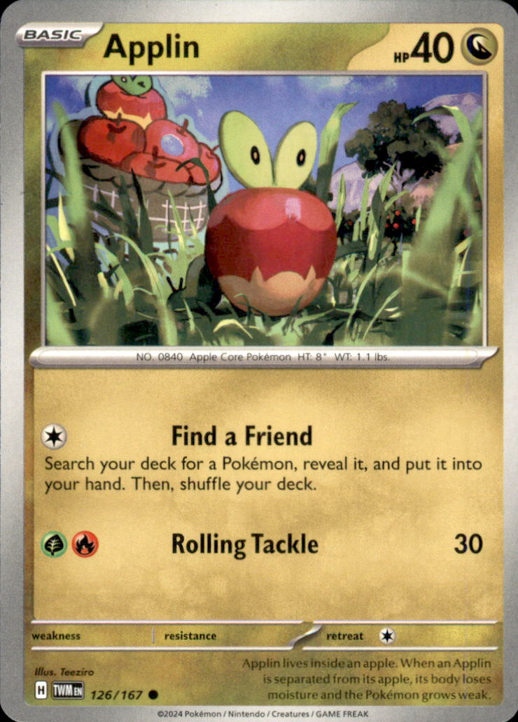 Applin Common SV06: Twilight Masquerade 126/167 NM