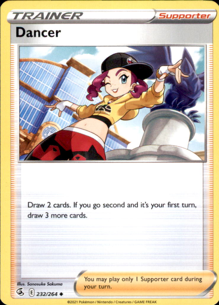 Dancer Uncommon SWSH08: Fusion Strike 232/264 NM