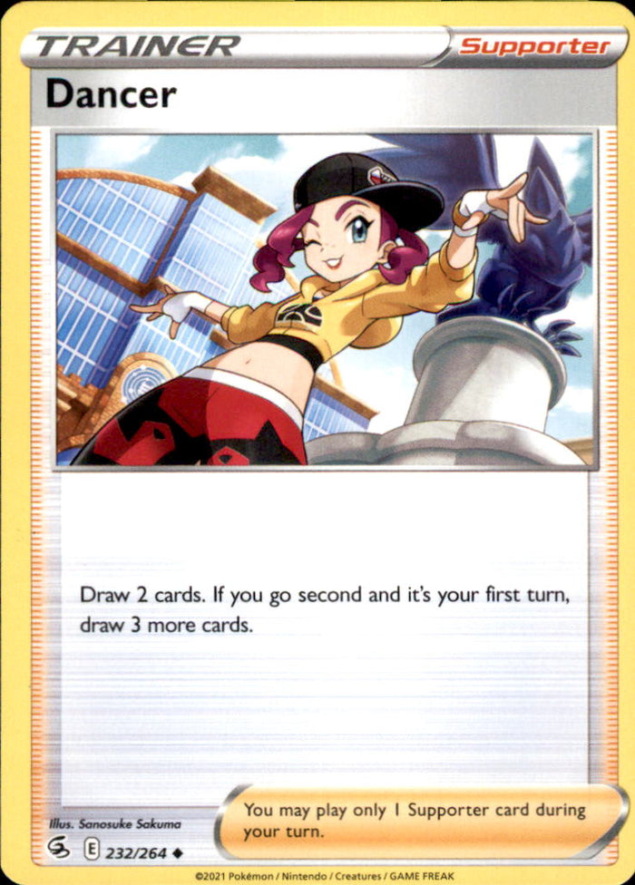 Dancer Uncommon SWSH08: Fusion Strike 232/264 NM