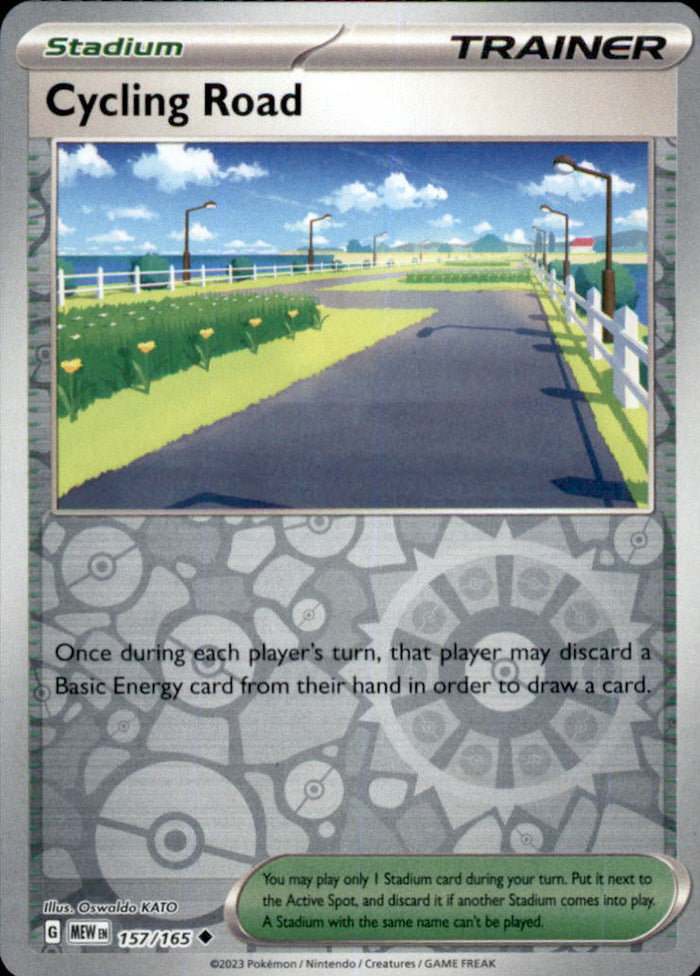 Cycling Road Reverse Holo Uncommon SV: Scarlet & Violet 151 157/165 NM