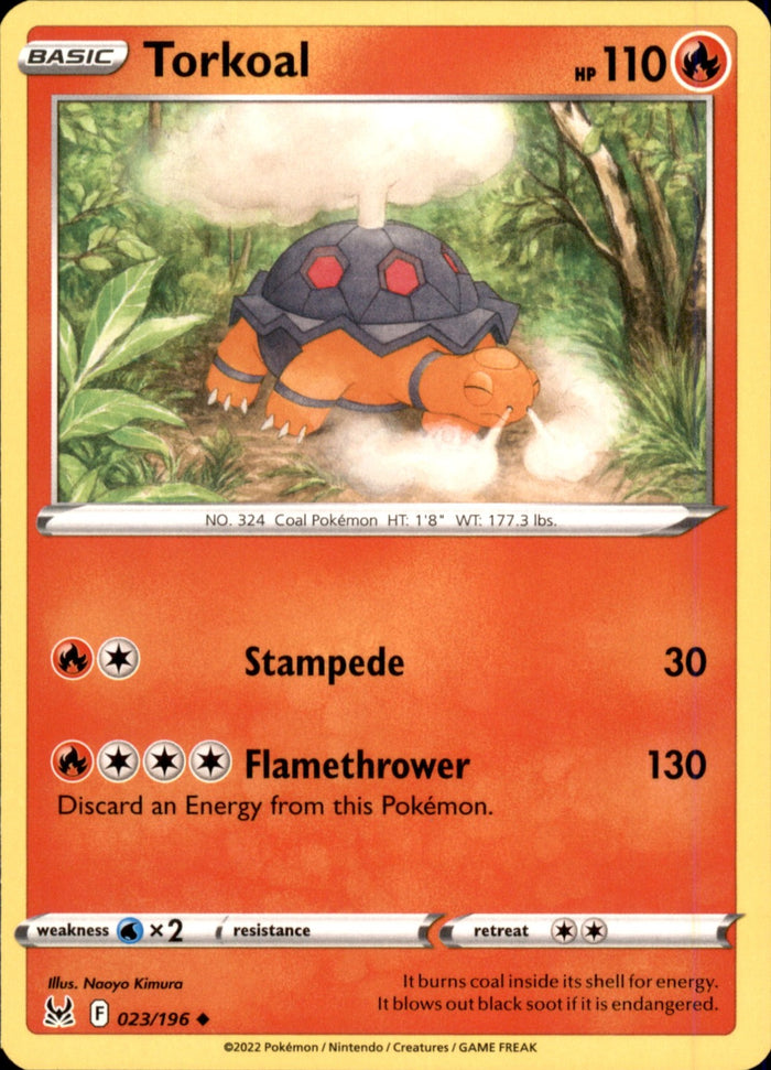 Torkoal Uncommon SWSH11: Lost Origin 023/196 NM