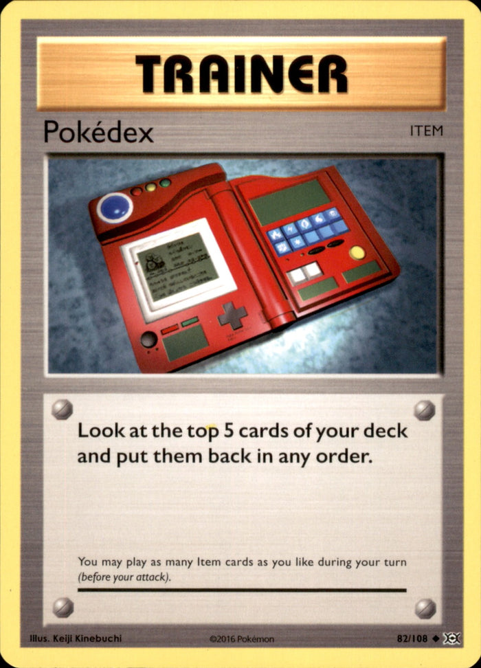 Pokedex Uncommon XY - Evolutions 82/108 NM