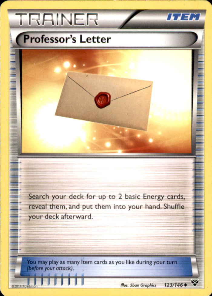 Professor's Letter Uncommon XY Base Set 123/146 NM