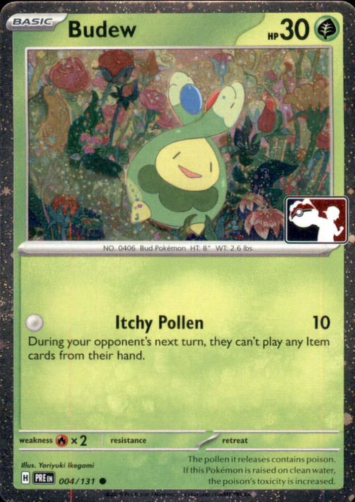 Budew (Cosmos Holo) Holo Common Prize Pack Series Cards 004/131 NM