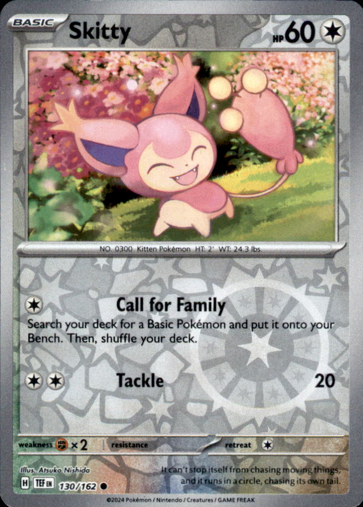 Skitty Reverse Holo Common SV05: Temporal Forces 130/162 NM