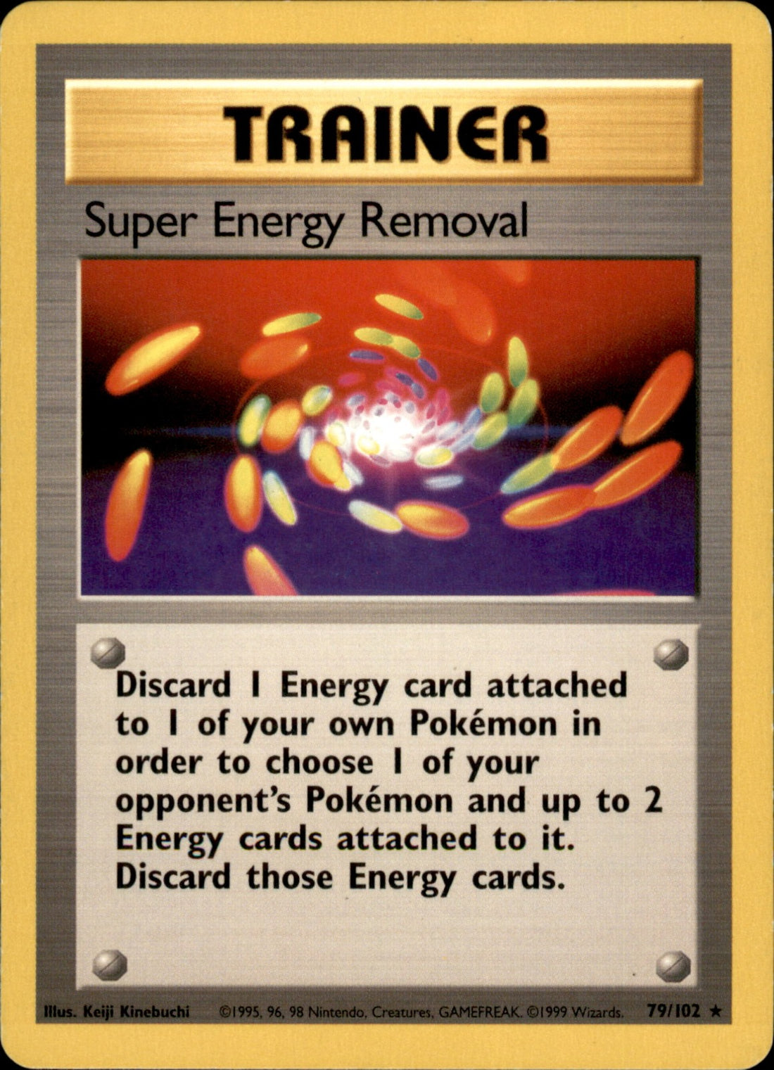 Super Energy Removal Rare Base Set 079/102 LP