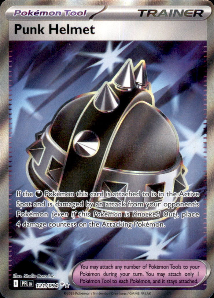 Punk Helmet Holo Ultra Rare ME02: Phantasmal Flames 121/094 NM