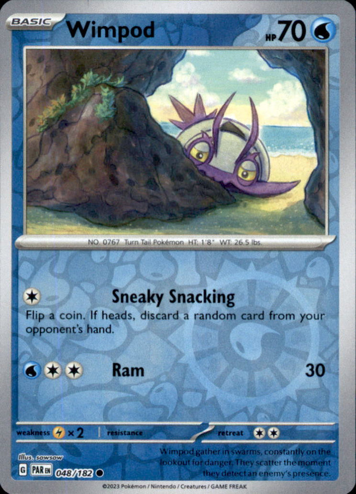 Wimpod Reverse Holo Common SV04: Paradox Rift 048/182 NM