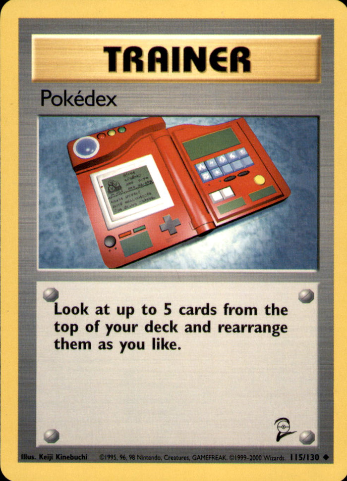 Pokedex Uncommon Base Set 2 115/130 LP