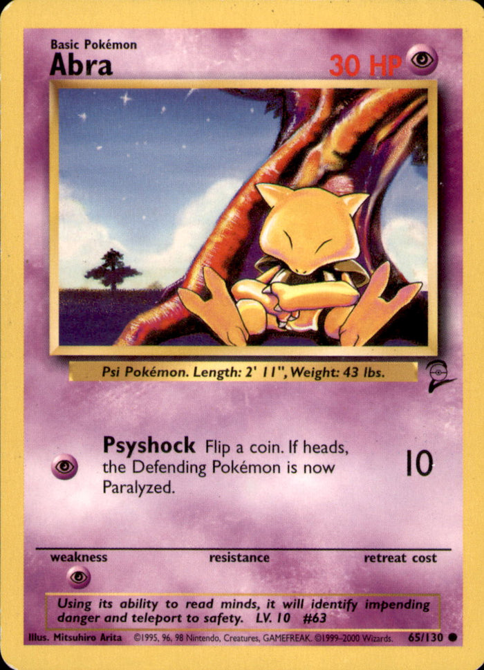 Abra Common Base Set 2 065/130 LP