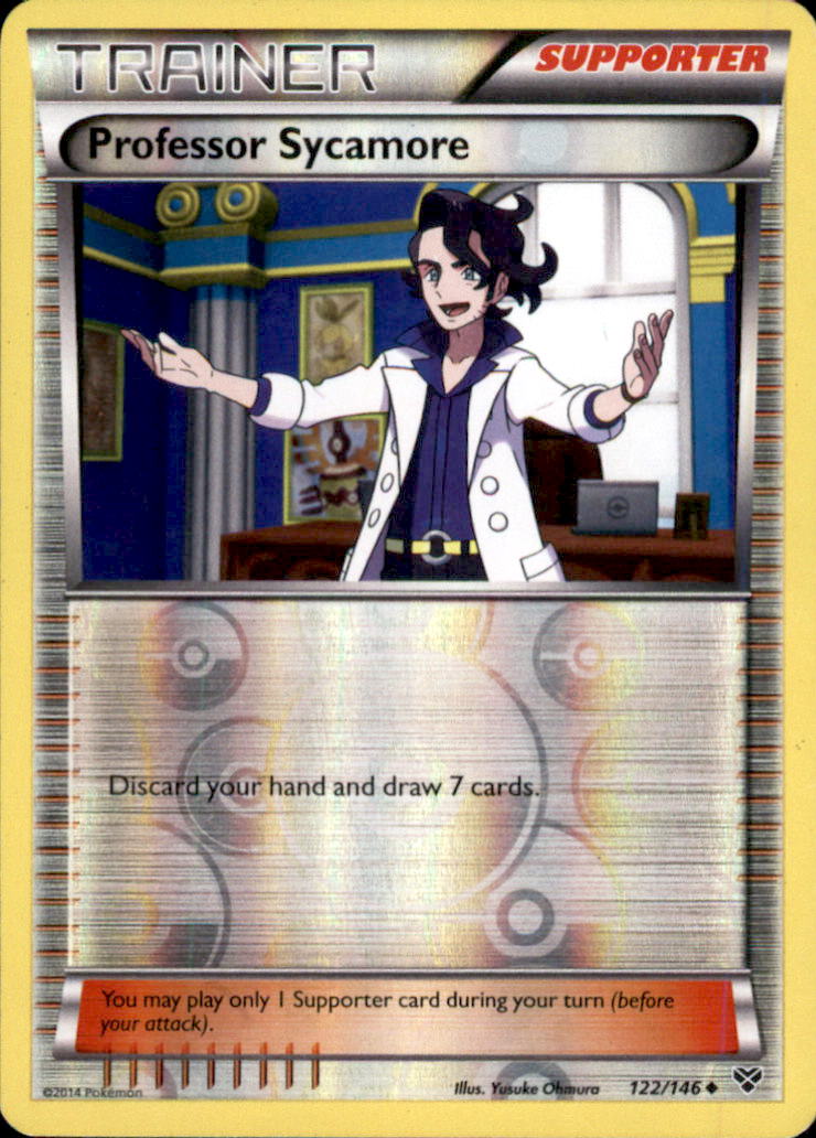 Professor Sycamore Reverse Holo Uncommon XY - BREAKpoint 107/122 NM
