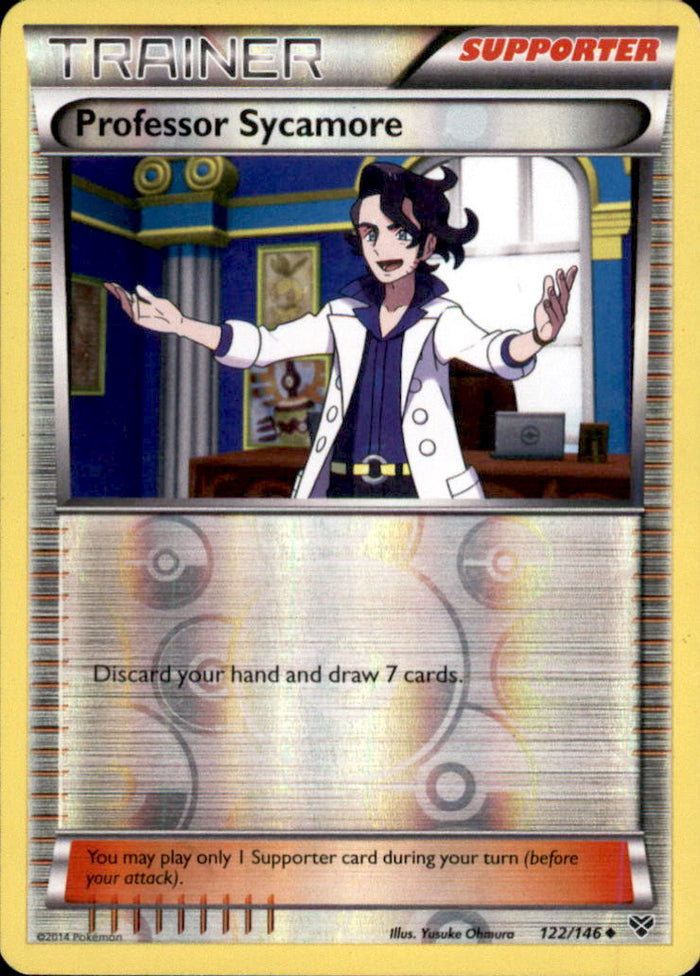 Professor Sycamore Reverse Holo Uncommon XY - BREAKpoint 107/122 NM