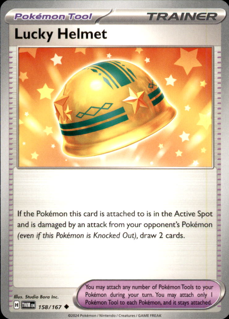 Lucky Helmet Uncommon SV06: Twilight Masquerade 158/167 NM