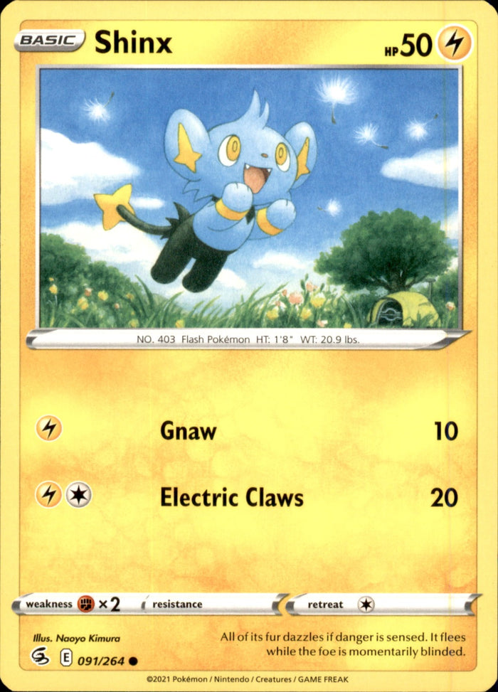 Shinx Common SWSH08: Fusion Strike 091/264 NM