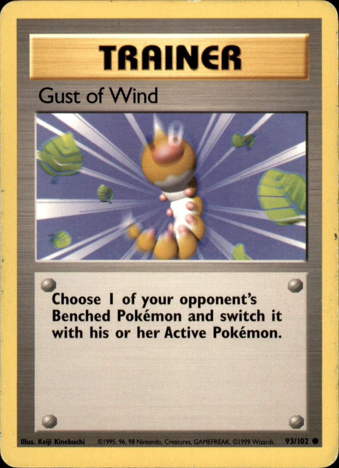Gust of Wind Common Base Set 093/102 LP