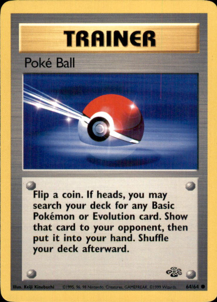 Poke Ball Unlimited Common Jungle 64/64 LP