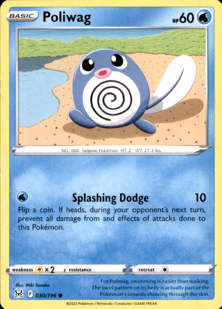 Poliwag Common SWSH11: Lost Origin 030/196 NM