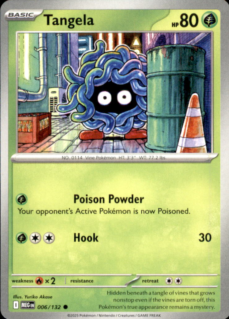 Tangela Common ME01: Mega Evolution 006/132 NM