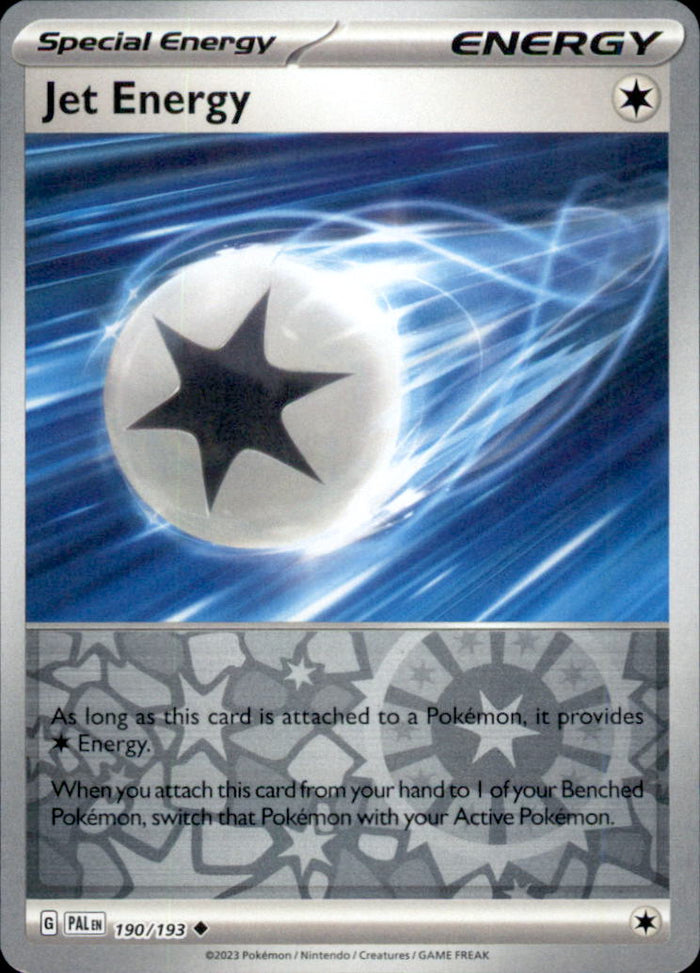 Jet Energy Reverse Holo Uncommon SV02: Paldea Evolved 190/193 NM