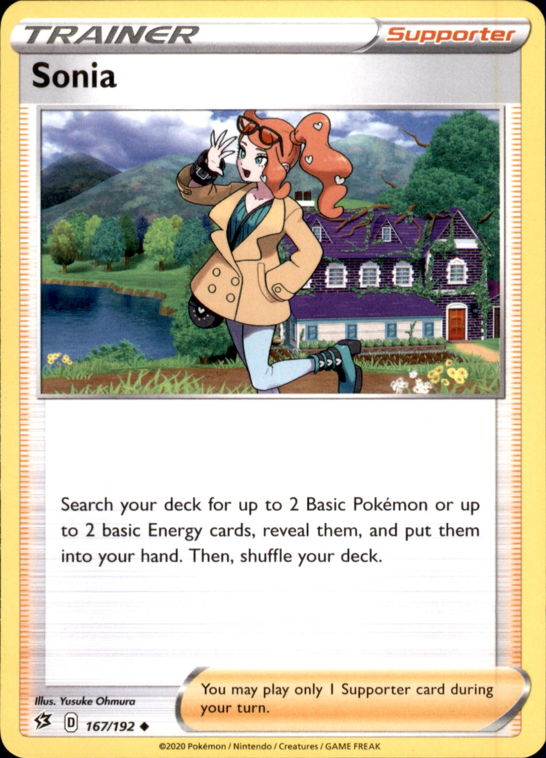 Sonia Uncommon SWSH02: Rebel Clash 167/192 NM