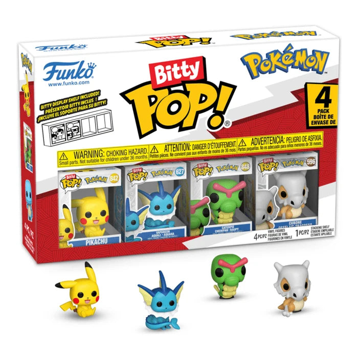 Funko Bitty Pop: Pokemon Pikachu 4pk