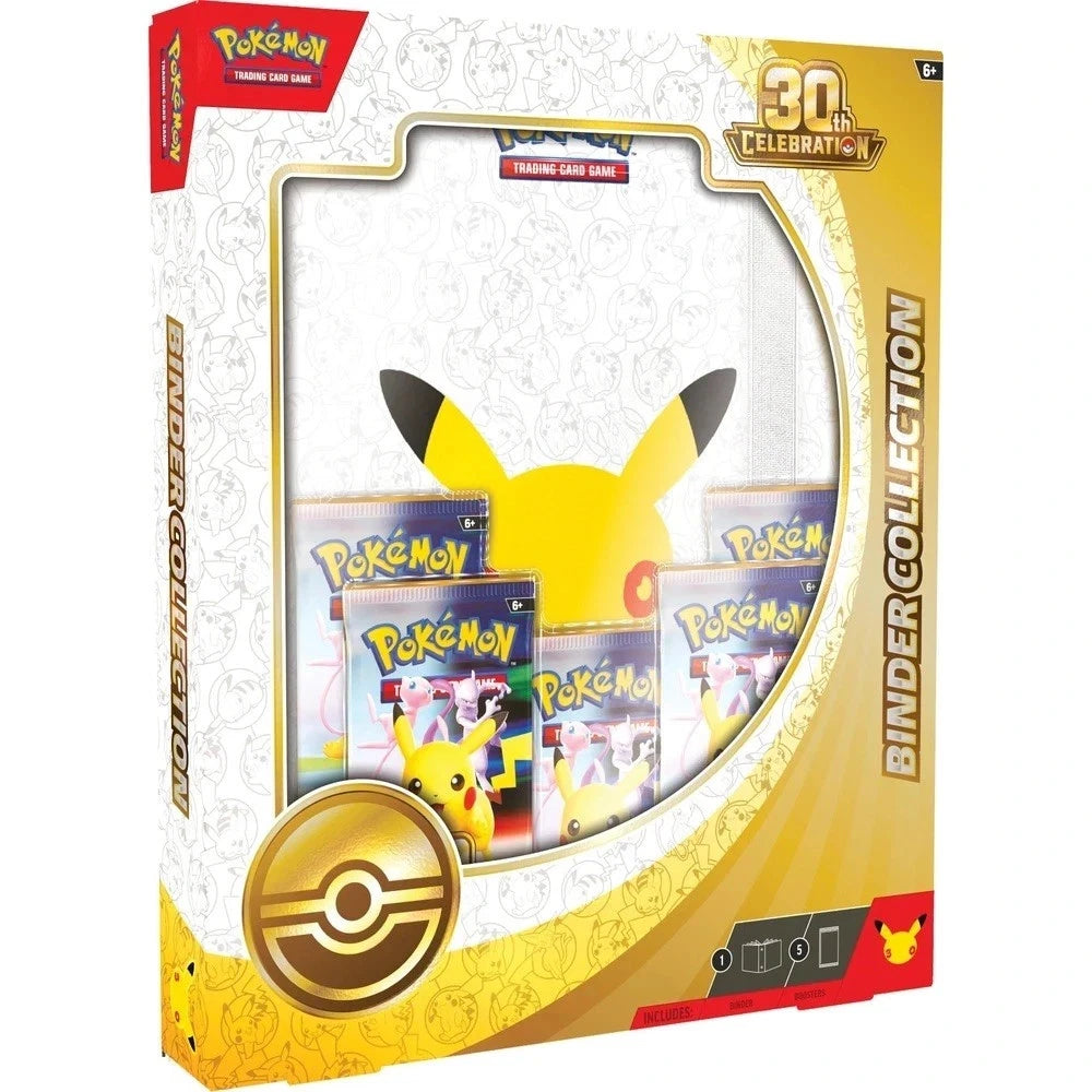 Pokémon TCG: 30th Celebration Binder Collection (5 Booster Packs)